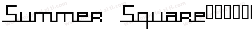 Summer Square字体转换